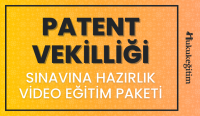 PATENT VEKİLLİĞİ Sınavına Hazırlık Video Eğitim Paketi