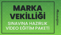 MARKA VEKİLLİĞİ Sınavına Hazırlık Video Eğitim Paketi
