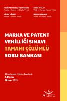 Marka ve Patent Vekilliği Sınavı Tamamı Çözümlü Soru Bankası