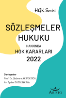 Sözleşmeler Hukuku Hakkında Hukuk Genel Kurulu Kararları 2022