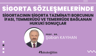 Sigorta Sözleşmelerinde Sigortacının Sigorta Tazminatı Borcunun İfası,