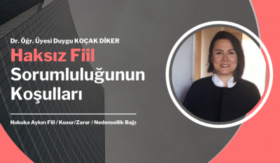 Haksız Fiil Sorumluluğunun Koşulları Video Eğitimi Hukukegitim.com Huk