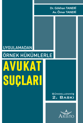 Avukat Suçları Aristo Yayınevi Gökhan Taneri