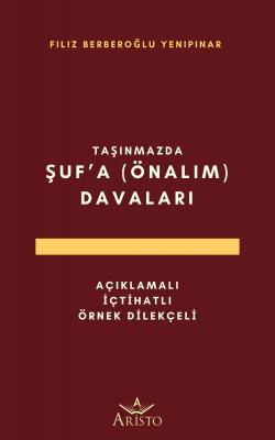 Şuf'a (Önalım) Davaları Aristo Yayınevi Filiz Berberoğlu Yenipınar